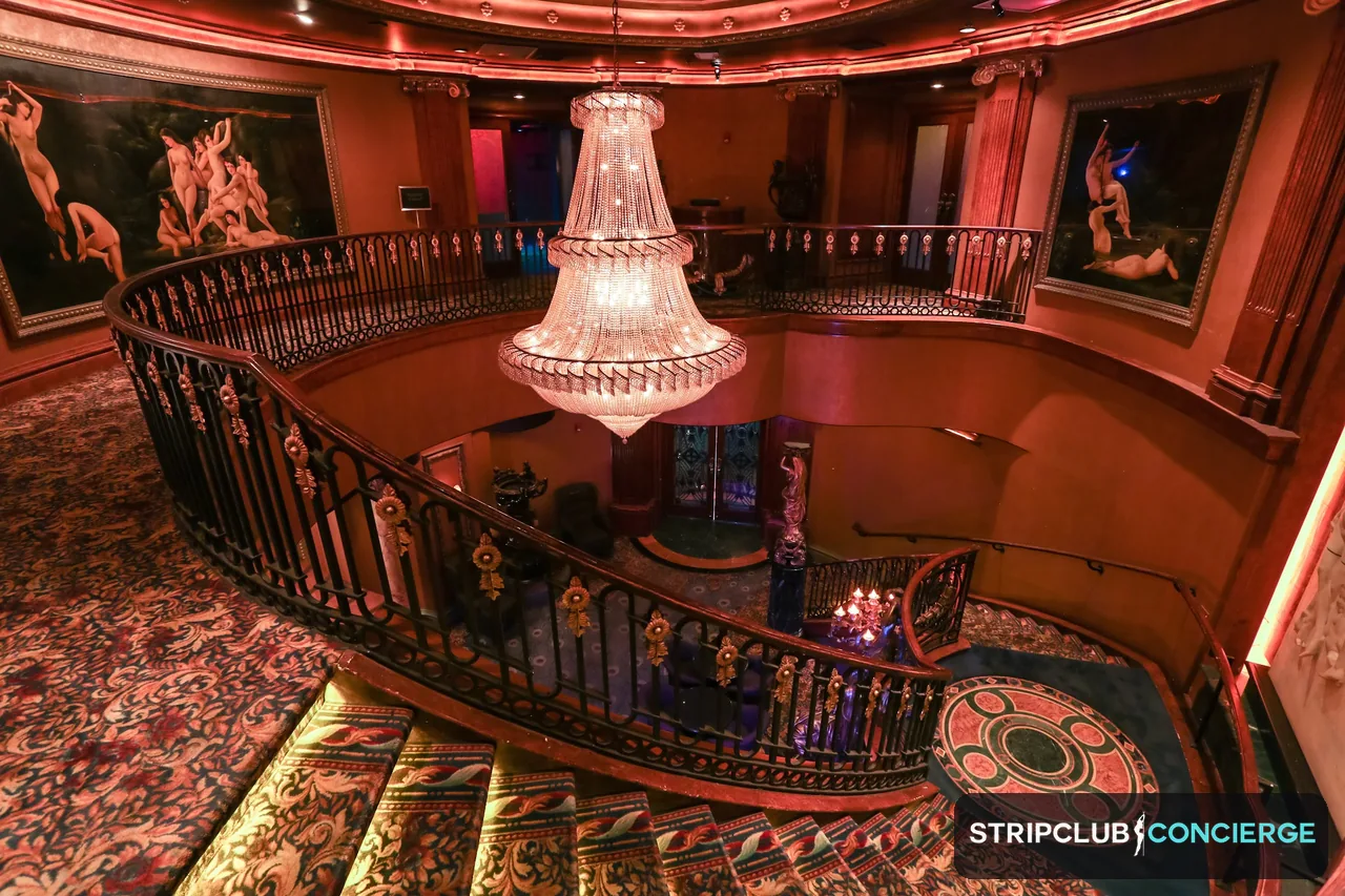 A VIP area gives you privacy away from the main floor.
